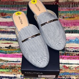 Nautica Labella/Blue Stripe Mule Size 9
